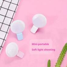 New Model Mini LED Mobile Phone Selfie Ring Light External Fill Light For Selfie, Beauty