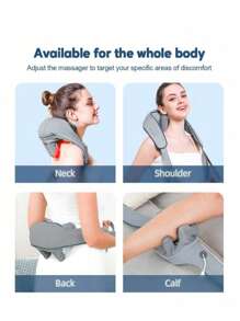 RAF 电动振动斜方肌按摩披肩，送给父母、男士和女士的礼物，揉捏颈肩按摩器