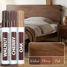 4 件装木制家具修复笔 - 适用于地板、桌子、书桌、床的防水污渍和划痕覆盖涂层 - 适用于艺术和工艺品的木质表面修复笔，多色调