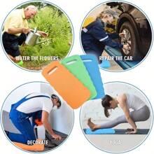 1 pieza Rodillera de espuma antideslizante y multicolor, impermeable, duradera y cómoda, ideal para jardinería, yoga, reparación de automóviles y uso en el baño