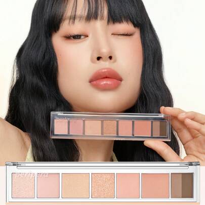 Peripera K-Beauty All Take Mood 调色板、眼影调色板、一体式化妆调色板、哑光闪光眼影、腮红、荧光笔、眼影、日常化妆、韩国化妆、5.5g