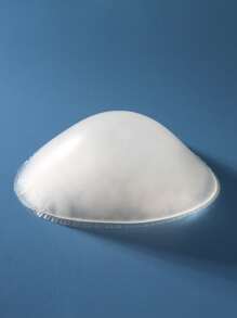 ANGDIE 1pc Silicone Flesh Colored Triangle Breast Prosthesis, Heat-Resistant Suitable For Swimming & Spa, Artificial Silicone Breast Form, Unisex Post Mastectomy Silicone Breast Pad, Single Pack - Clear - View 6