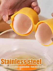 1pc/3pcs Egg Separator - Quick Egg Yolk & Whites Separator, Essential Kitchen Baking Tool - Multicolor - View 3