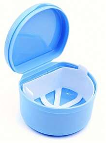 1pc/4pcs Denture Box, Portable Retainer Cleaner Case, Denture Case With Filter, Protect Dentures, Braces, And Retainers, The Most Thoughtful Gift For Parents - Multicolor - View 13