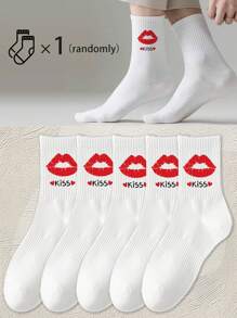 1/3/5/10 par damskich skarpetek, czarne skarpetki, białe skarpetki, damskie skarpetki, śliczne skarpetki, dziewczęce skarpetki, jesienno-zimowe/wiosenne/jesienne/letnie, siateczkowe, oddychające detale, oddychająca konstrukcja otworów prowadzących, odprowadzanie wilgoci, miękkie i gładkie, odpowiednie na różne święta, sport, wypoczynek, biznes i inne codzienne ubrania, można nosić przez cały rok, kombinacje kolorów są losowe.