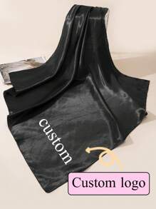 1pc Custom Printed Letter & Number Decor Solid Color Bandana, Elegant Multifunctional Scarf/Headband/Neck Warmer For Women, Ideal For Cosplay, Christmas, Halloween, Autumn - Multicolor - View 8