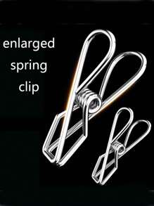 Stainless Steel Windproof Clothespin Multifunctional Household Laundry Organizing Box Laundry Hanger Bra Sock Towel Clothesline Hook Clothes Rack Peg Dryer Airer Dryer