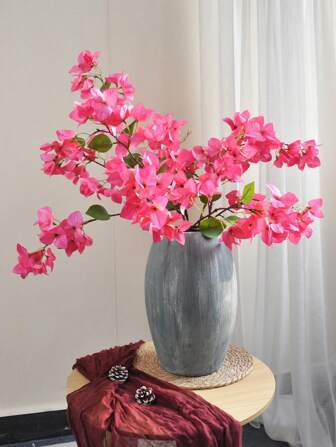 1 Pezzo/2 Pezzi/4 Pezzi Ramo artificiale di buganvillea in seta con stelo lungo, adatto per arco da matrimonio, appendere, vaso, decorazione fai-da-te per giardino, portico, casa