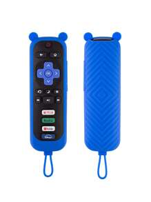 [1个] Roku RC280遥控器保护套，兼容海信Roku电视、夏普Roku电视、Roku Express 4K+，夜光设计方便寻找，隔热材料，闺蜜节，小狗，嘉年华 - 均碼 - 查看 13