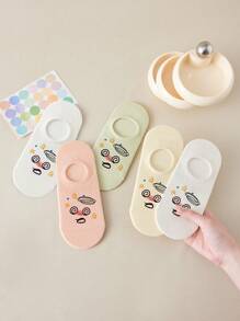 1/3/5/10 par niewidocznych skarpetek damskich, krótkie skarpetki, białe skarpetki, skarpetki damskie, śliczne skarpetki, skarpetki dziewczęce, czarne skarpetki, detale z kreskówek, oddychająca konstrukcja z otworami prowadzącymi, odprowadzanie wilgoci, miękkie i gładkie, odpowiednie na różne święta, sport, wypoczynek, biznes i inne codzienne ubrania, można nosić przez cały rok, kombinacje kolorów są losowe.