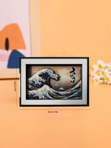 1 件日本城市 3D 环氧磁性冰箱贴