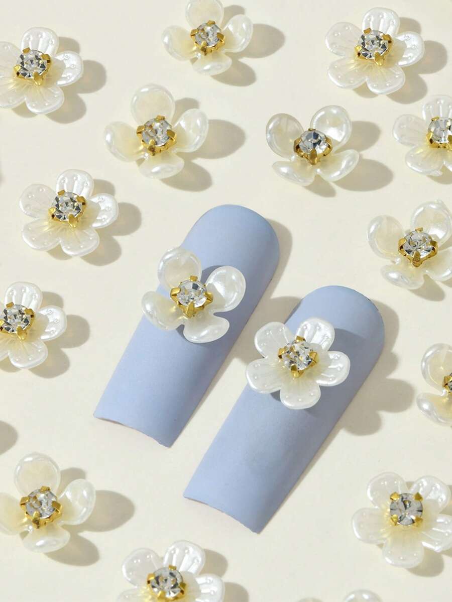 Beautizon Nailartlab 20 件花朵钻石指甲饰品 DIY 艺术 Y2K 风格 5D 美甲装饰 - 彩色 - 查看 1