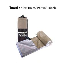 1 Pc New Double-Sided Color Block Microfiber Towel, Strong Absorbent And Quick-Drying Sports Towel, Ultra-Lightweight And Soft Gym Equipment Towel, Outdoor Camping Towel, Running Neck Sweat Towel, Suitable For Beach, Travel, Yoga, Bathroom - Multicolor - View 9