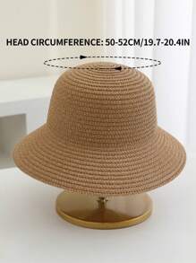 2pcs/Set Kids Everyday Versatile Straw Hat + Bag Combo, Perfect For Summer Outdoor Sun Protection, Beach Vacation
