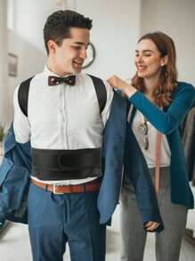 Correttore posturale ComfortFit per uomo e donna - Regolabile, ortopedico traspirante - Supporto senza cuciture per schiena superiore, colonna vertebrale, collo e spalle - Ideale per uso quotidiano, stabilizzazione clavicolare - Promuove una postura sana, previene l'incurvamento degli accessori per palestra Fajas lumbari