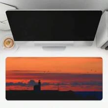 1pc Guiding Light At Sunset: Coastal Scenic Mouse Pad Gaming Mouse Pad Multi-Size Keyboard Desk Mat Rubber Anti-Slip Office Mouse Pad Desk Accessories Keyboard Desk Pad For School Office Home Gift For Friend Family
