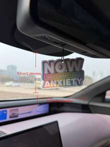 AHORA, ESO ES LO QUE LLAMO, ANSIEDAD, Fragante - Ambientador para auto unisex, te ayuda a relajarte. Categoría: Ambientador para automóvil, purificador de aire, apto para camiones, SUV, hogares, garajes, lugares de trabajo, dormitorios, perlas de gel desodorizante de uso múltiple