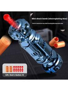 New - High-End EDC Shockwave Grenade Toy Pistol - Shockwave Grenade Model Gun - Rotating Anti-Stress Special Agent Toy - Ultra Long Range - Shell Ejecting Toy Gun - Birthday Gift - Easter Gift - Holiday Gift - Perfect Gift - Gift