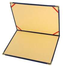 Portadiploma, portacertificado de graduación de alta calidad PU liso para hombres y mujeres, de vuelta a la escuela, útiles escolares