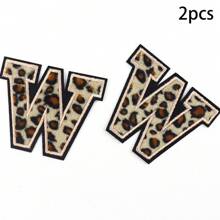 (A-Z) Leopard Letter Patches On Chenille Iron, Alphabet Patches On Alphabet Embroidered Clothing, Dresses, Hats, Jeans, Shoe Bags, DIY Supplies, Leopard,Grandma Mother's Day Gift,Mother's Day
