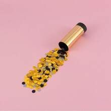 1 件玫瑰金生日彩纸爆竹，手持派对带彩带，适合生日派对、庆祝活动