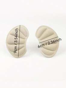 2/4pcs Adhesive Heel Protectors - Anti-Wear Pads For Men's And Women's Casual Shoes, Sandals, Sports Shoes - Foot Care Shoe Stickers