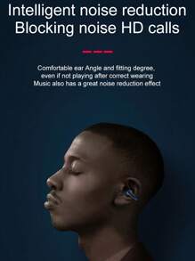 NEW SENYANG Forest Yang 新款真无线夹式运动耳机，音乐舒适耳塞，TWS HIFI 杜比低音 9D 立体声高清通话耳机，兼容安卓和 iOS 手机，游戏耳机，智能耳塞 - 均碼 - 查看 5