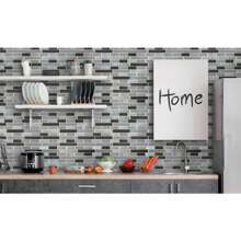 5/10 piezas de azulejos adhesivos de 12"X12" fáciles de limpiar para pared y ducha - Azulejos flexibles autoadhesivos de gel suave 3D impermeables para cocina, baño, decoración del hogar y decoración festiva