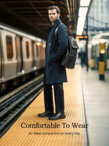 Men's Dress Sneakers Casual Oxford Lace Up MaxFlex ActiveUrban Formal Shoes - Black - View 8