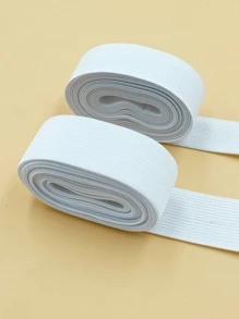 1 件 45 毫米/25 毫米/30 毫米白色松紧带，服装配件腰带，松紧绳