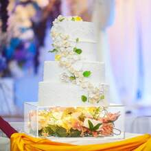 1pc Acrylic Square Cake Stand, Multi-Tier Transparent Cake Display Riser, Stackable Tiered Cake Separator Suitable For Wedding, Birthday Party, Kitchen, Dining Table, Dessert Box