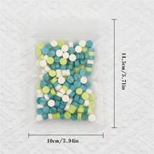 200pcs/Bag Octagon Mixed Color Sealing Wax Beads For Wax Seal Stamp, Lacquer Printing Wax Particles, Great For Wedding Invitations, Envelopes, Wine Gift Packaging, Christmas Gifts,Back To School,School Supplies - 200 Star Anise - View 12