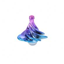 1 gyroscope coloré entraîné par le vent, artéfact de décompression. Il suffit de le souffler pour le faire tourner. Les deux extrémités du gyroscope peuvent tourner. Facile à utiliser. Multiples couleurs au choix. Couleurs vives. Amusant et facile à utiliser. Artéfact de décompression. Très adapté pour offrir en cadeau à des amis.