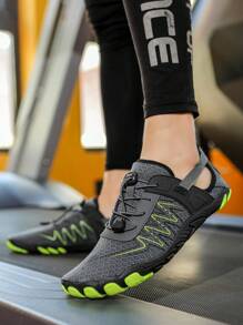 Unisex Youth Student Stream Wading Shoes, Quick-Drying Non-Slip Water Shoes For Outdoor Travel, Sports, Fitness, Yoga, Fashion Five-Finger Breathable Swim Shoes - Grey - View 1