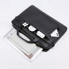 Men's Multifunctional Laptop Handbag & Messenger Bag - Multicolor - View 11