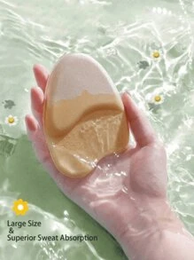 QKC 1 双女童高跟鞋泡沫防滑前脚垫 - 米色 - 查看 3