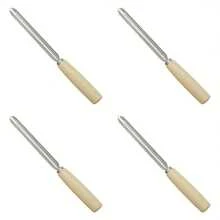 1 件装不锈钢水果蔬菜去核器，带木柄 - 轻松去苹果、梨等的核 - 必备厨房工具