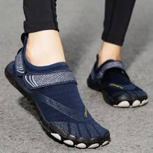 Women's New Casual Sports Beach Shoes, Lightweight Comfortable Flexible Rubber Outsole, Breathable Upper Allow Barefoot Wear, Suitable For Hiking, Camping, Trekking, Cycling, Swimming - Dark Blue - View 7