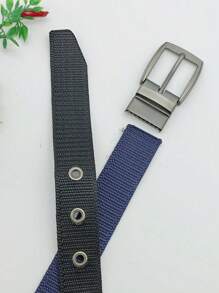Casual Men's Belts For Daily Use, Perfect As A Gift For A Friend. - 藏蓝色 - 查看 2