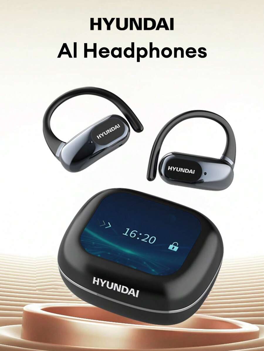 HYUNDAI HYUNDAI OpenAir Ultra AI Smart Bluetooth Earbuds, Face-To-Face ...