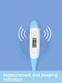 1 Pezzo Termometro per adulti, termometro digitale orale per la febbre che si legge in 10 secondi. Disponibile in più colori, materiale morbido e confortevole. Pratico da trasportare, adatto all'uso domestico o per i viaggi