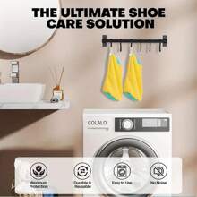 1 Pack Reusable Plastic Shoe Cleaning Bag, Laundry Bag - Sports Shoe Cleaning Kit, No Electricity Or Battery Required To Remove Stains