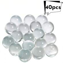 0.6 Inch Glass Marble, Transparent Round Glass Ball, Marble Filler For Crafts, Decorations, Floral Centerpieces, Aquariums, And Garden Decor, Also Can Be Used As Game Pieces