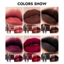 YOUNG VISION 1 件哑光柔软天鹅绒唇彩，不脱色持久奢华唇膏 - 彩色 - 查看 5