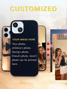 定制手机壳、DIY手机壳、独特手机壳、手机壳礼品、定制礼品手机壳、情侣手机壳、照片打印手机壳、男友/女友照片手机壳、宠物照片打印手机壳，兼容和Galaxy - 黑色 - 查看 4