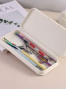 Multi-Functional Tool Storage Box | Pink, White, Green, Beige Nail Art Tool Storage Box, Candy-Colored Portable Storage Box For Nail Tools, Jewelry, Cosmetics And Other Small Items, Nail Salon Home Studio Storage Box - Multicolor - View 9
