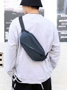 Men's High-End Capacity Lightweight Luxury Casual Crossbody Bag, Water-Resistant Shoulder Messenger Bag, Suitable For Teen Summer Casual Outdoor Athletic Or Vacation Travel Or Graduation Gifts Or Birthday Dress Accessories
