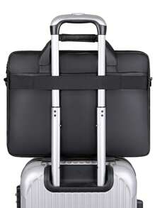 Men's Multifunctional Laptop Handbag & Messenger Bag - Multicolor - View 12