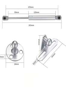 6-20KG 柜门气动支撑杆、升降支撑杆、气弹簧盖支撑杆、气动减震器/避震器、厨房橱柜液压铰链 - 彩色 - 查看 6