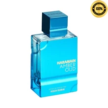 Al Haramain Perfumes Al Haramain Amber Oud Aqua Dubai Edition - Perfume árabe para mujeres y hombres - Perfume árabe fresco y afrutado - Extracto de perfume en spray - 75 ml